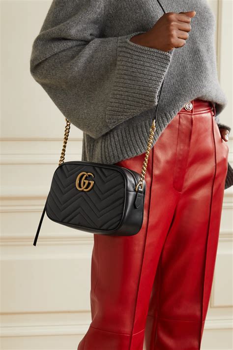 gucci marmont camera bag blue|Gucci Marmont large shoulder bag.